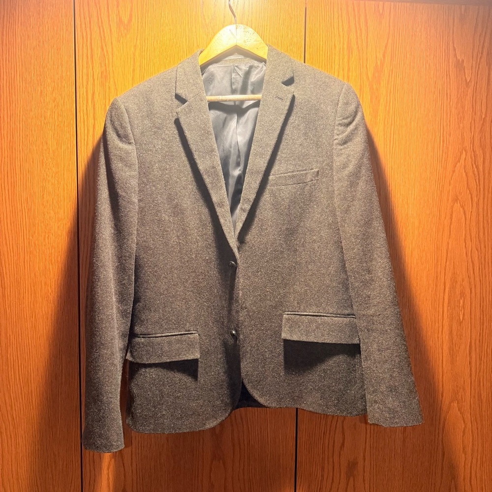 Tweed Sport Coat (40R) Top Man